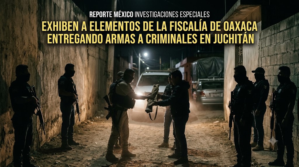OAXACA: Investigación Especial: Exhiben a elementos de la Fiscalía de Oaxaca entregando armas a criminales en Juchitán