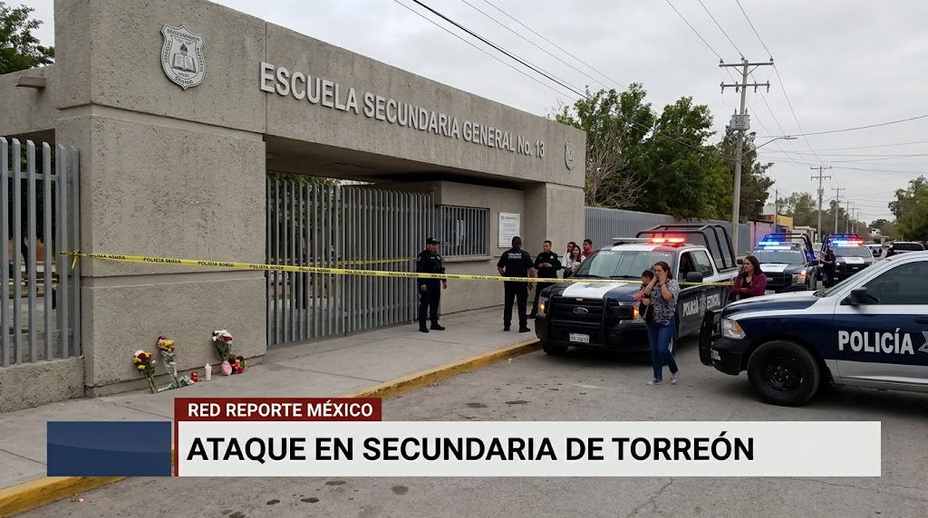 TRAGEDIA EN COAHUILA: Ataque en secundaria de Torreón deja una subdirectora fallecida y varios lesionados